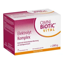 Omni Biotic Vital Electrolyte Complete õunapulbrikott, 7x40 g