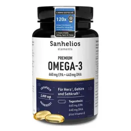 Sanhelios Premium Omega-3 kapslid, 120 tk